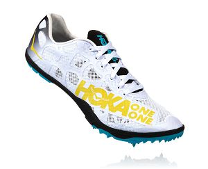 Hoka One One Rocket LD Mens Spikes Black/Cyan | AU-6380547